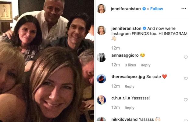 Jennifer Aniston finally makes her Instagram debut