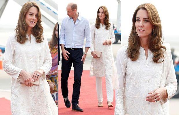 Kate Middleton Just Rocked a White Outfit from Gul Ahmed and We Are in Love