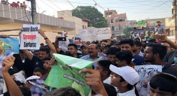 Sarfaraz’s fans gather outside his residence marking protest against PCB