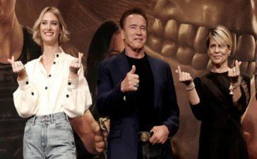 Arnold Schwarzenegger, Linda Hamilton and others are in South Korea for film promotion