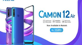 Camon 12 Air is Now Available in Mobile Markets All Across Pakistan