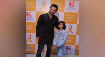 Junaid Khan attends childhood Cancer survivors’ day celebrations at Indus Hospital