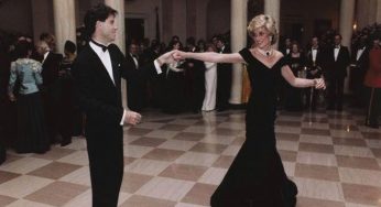 Princess Diana’s blue velvet gown is up for sale