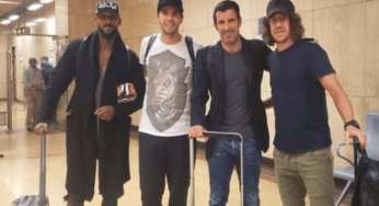 Football legends Kaka, Figo, Puyol, Anelka arrive in Pakistan