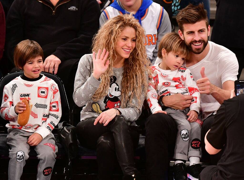 Shakira with her family