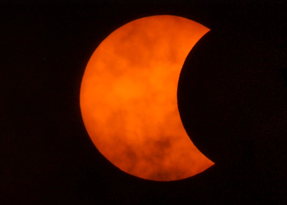 solar eclipse in Bangkok