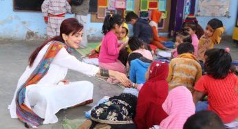 Zarnish Khan Visits Children of Imkaan Welfare Organization