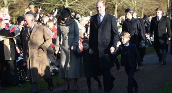 Christmas Day Outing: The royal family members join Queen to attend church service
