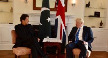 PM Khan congratulates Tory leader on election victory