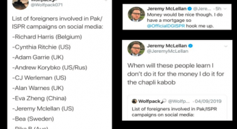 Jeremy McLellan Trolls Indian Haters Calling Him ISI Agent