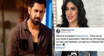 Indian star Gippy Grewal would like to work with Mehwish Hayat