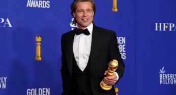 Brad Pitt Steals the Show At Golden Globes