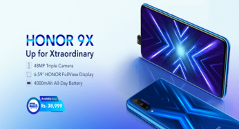HONOR 9X Now Available; Welcome 2020 with Extraordinary FullView Display, 48MP Triple Camera at Rs. 38,999/-