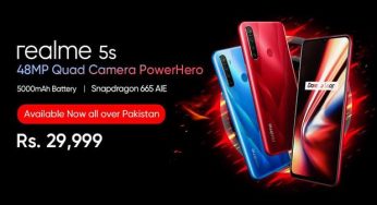 Realme 5s is now available nationwide, a real gift on New Year in Just Rs. 29,999/-