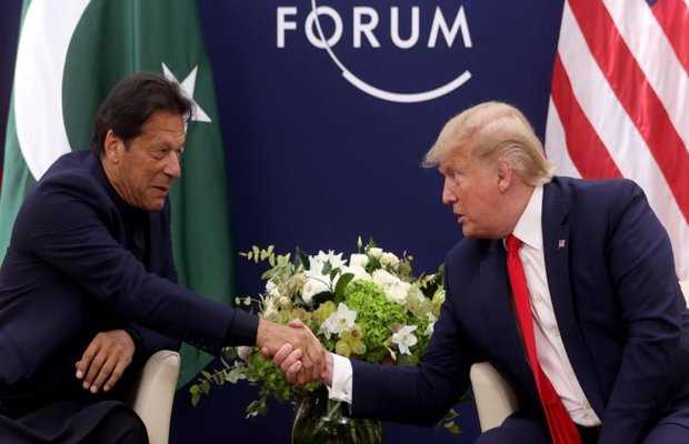 Donald Trump with imran khan