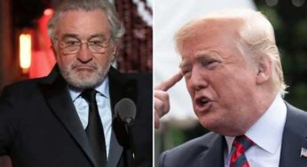 Robert De Niro takes a concealed yet well intended jibe at Donald Trump