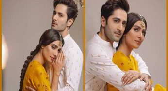 Ayeza Khan and Danish Taimoor share first look images from their upcoming play