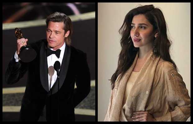 Mahira Khan and Brad Pitt