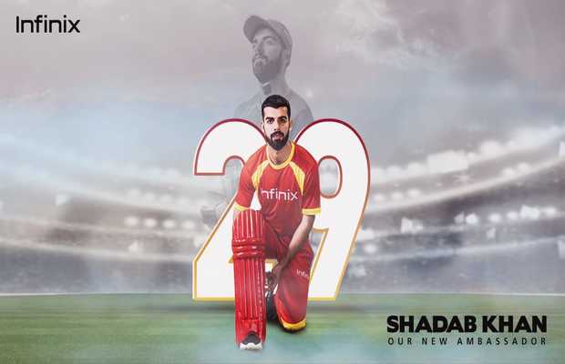 Infinix and Shadab Khan Join Hands for a Ground-Breaking Offer