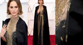 Natalie Portman Dress for Oscars is a Dig at the Academy