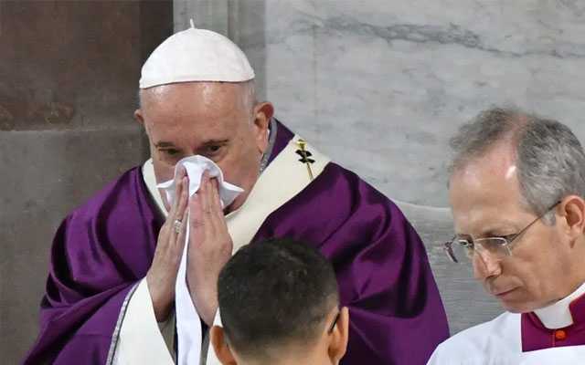 Pope Francis falls ill with apparent cold, canceled his official audiences