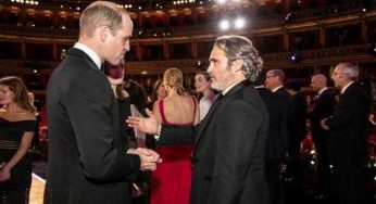 Watch: Joaquin Phoenix Greets Prince William with Curtsey at BAFTA