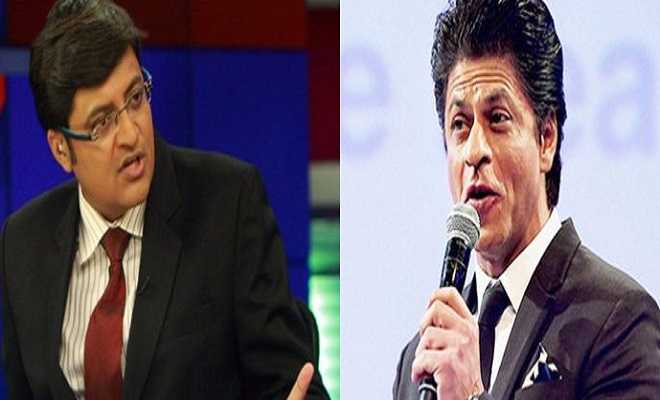 Shah Rukh Khan gives a befitting reply to Arnab Goswami