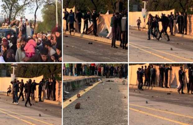Aurat March Islamabad ends up at stone pleating incident