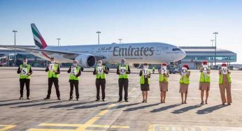 This is not goodbye: Emirates ground crews give an emotional send-off to last flights