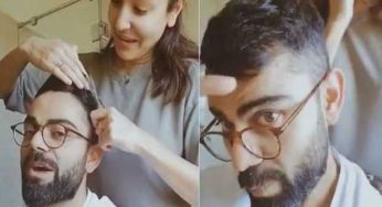 Meanwhile in Quarantine, Anushka Sharma Gives Virat Kohli A Haircut With Kitchen Scissors