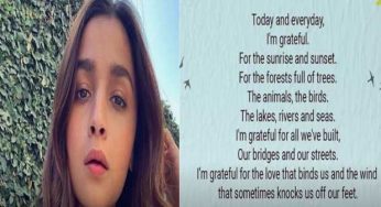 Alia Bhatt Pens a Poem on Earth Day 2020