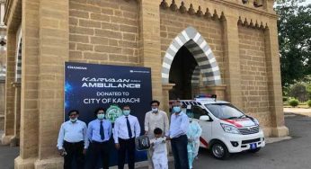 Changan-Master Motors donates Karvaan Euro-IV Ambulance to City of Karachi