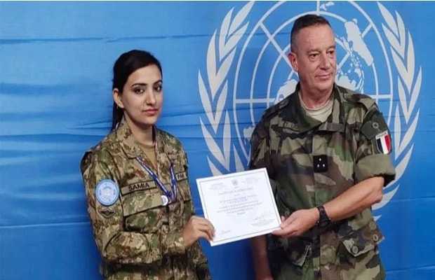 Pakistani Female UN Peacekeeper Officer