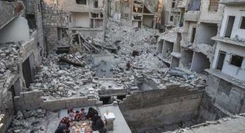 Ramadan 2020: Iftar in the ruins of the Syrian town of Ariha