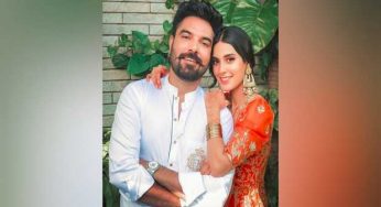Iqra Aziz, Yasir Hussain celebrate their first Eid together after marriage