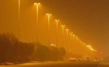 Heavy dust storm in Karachi