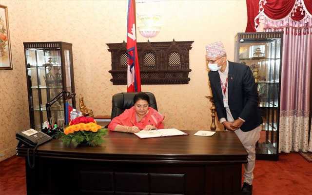 Nepal’s President Approves Map Bill Incorporating 3 Indian Areas