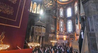 Thousands attend 1st first Eid al-Adha prayers at Hagia Sophia in 86 years