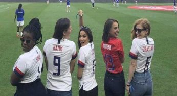Natalie Portman, Serena Williams and other celebrities join hands for women’s soccer team