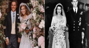 Princess Beatrice gets married wearing same tiara that Queen Elizabeth II wore on her royal wedding