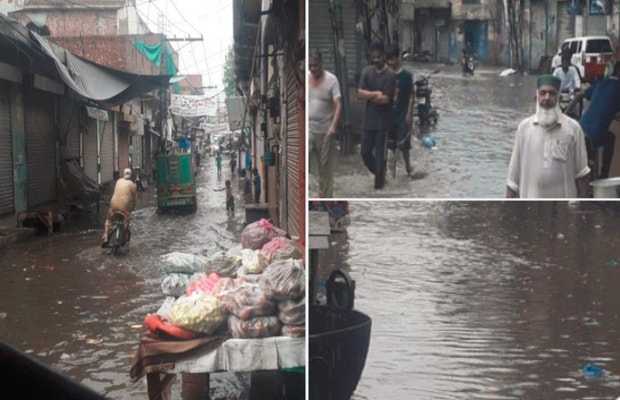 Heavy rain lashes Lahore on eid second day