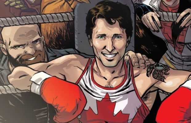 Justin Trudeau comic book