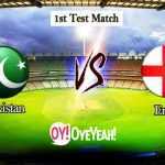 Pakistan vs England - 1st Test Live Score Update
