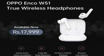 OPPO launches Enco W51 headphones loaded with exciting features like active noise cancellation and wireless charging