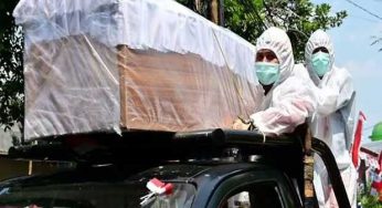 Indonesia Stages Coffin Parade Reminding Threat Of COVID-19