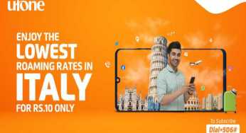 Ufone offers lowest international roaming rates for Italy