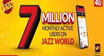 Jazz World becomes Pakistan’s largest local app with 7 million monthly active users