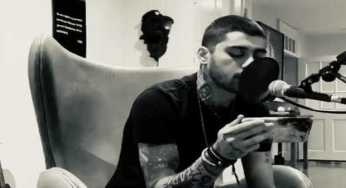 Zayn Malik Gives a Sneak Peek of His Day Back at Work, Mesmerizes with Hold Back the River Cover