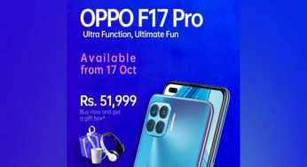 Ultra Function, Ultimate Fun OPPO F17 Pro will be Available from 17th Oct 2020