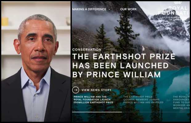 Barack Obama comes out in support of Prince William’s Earthshot Prize